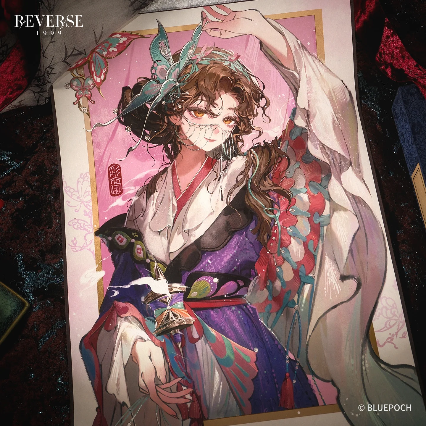 「リバース：1999」*錦衣絵巻*キャラコスチューム掛け軸 - Image 3